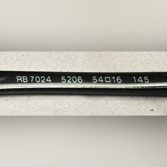 RAY-BAN EYE GLASSES, 7024 54-16-145 - Picture 8 of 11